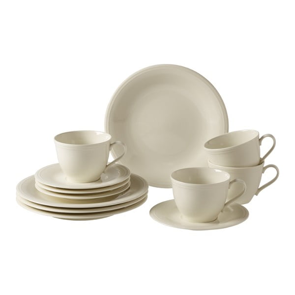12 db-os fehér porcelán kávéskészlet - Like by Villeroy & Boch Group