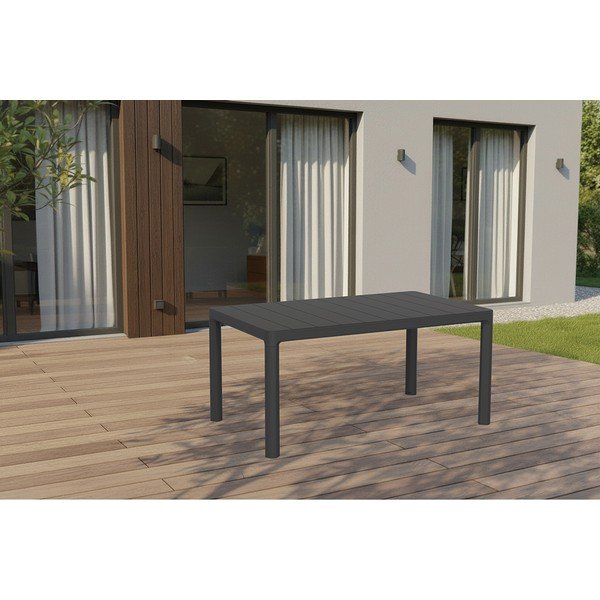 Műanyag kerti étkezőasztal 94x159 cm Scandi – Keter-image-1