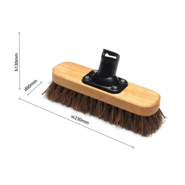 Varnished nejlonszálas seprűfej, 23 cm - Addis-image-1