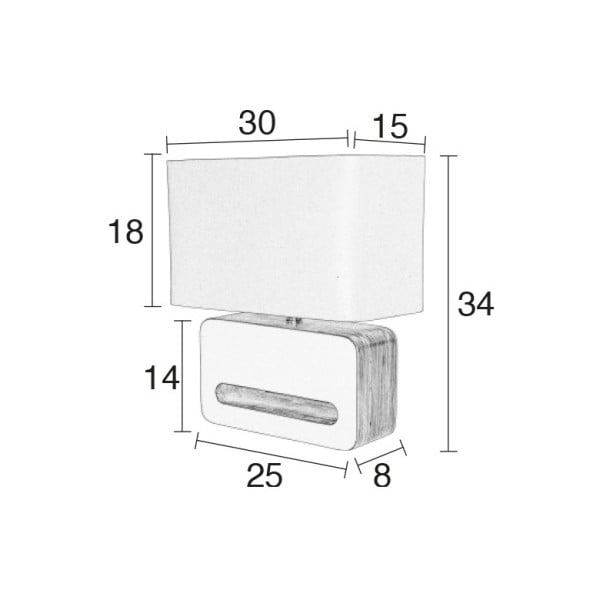 Wood fekete asztali lámpa - Zuiver-image-4
