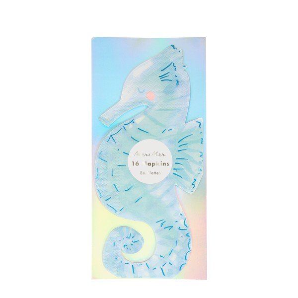 Papír szalvéta szett 16 db-os Seahorse – Meri Meri-image-2