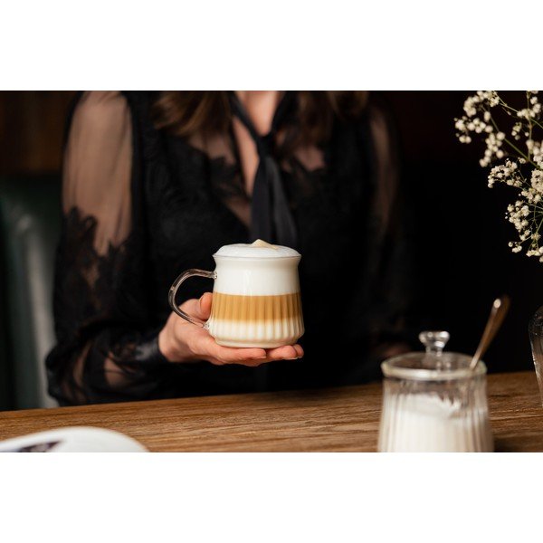 Duplafalú bögre szett cappucinóhoz, 2 db-os  320 ml Mia – Vialli Design-image-1