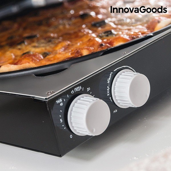 Elektromos pizzás doboz szakácskönyvvel, 1200W - InnovaGoods-image-4