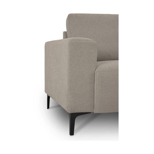 Világosbarna zsenília sarokkanapé (jobb oldali-L alakú) Fabian – Scandic-image-4