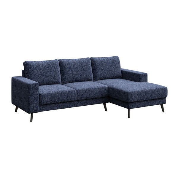 Sötétkék sarokkanapé (jobb oldali) Fynn – Ghado-image-2