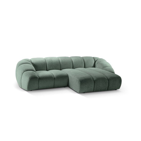 Világoszöld sarokkanapé (jobb oldali) Diana – Micadoni -image-2