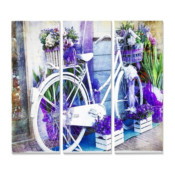 Kép szett 3 db-os 20x50 cm Lavender – Wallity