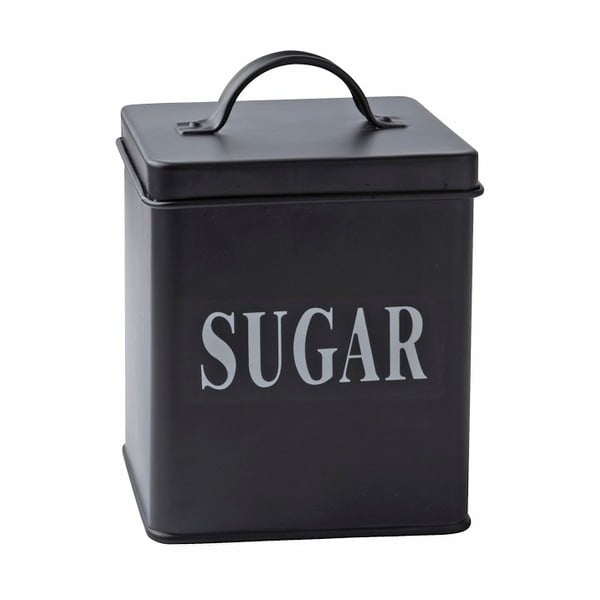 Sugar fekete bádogdoboz, 1,5 l - KJ Collection