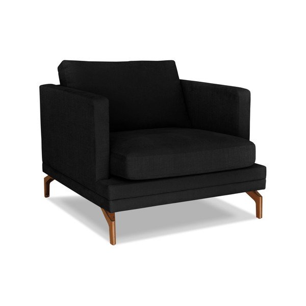 Jupiter fekete fotel - Windsor & Co Sofas-image-1