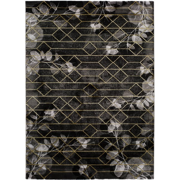 Poet fekete szőnyeg, 200 x 290 cm - Universal