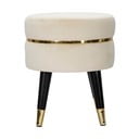 Krémszínű bársony lábtartó Paris – Mauro Ferretti