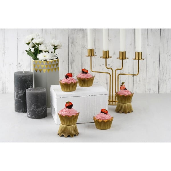 Gold 60 db aranyszínű papírkosárka, ø 5,5 cm - Dr. Oetker-image-2