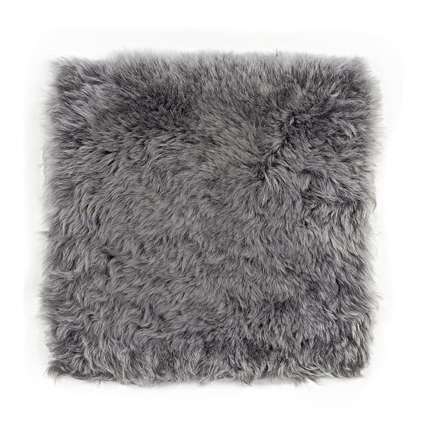 Eglé szürke rövid szálas birkaszőr ülőpárna, 37 x 37 cm - Arctic Fur