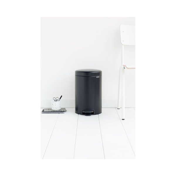 Newicon fekete pedálos szemeteskosár, 12 l - Brabantia-image-2