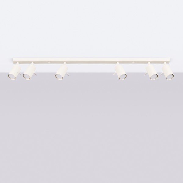 Krémszínű spotlámpa 6x117 cm Etna – Sollux-image-4