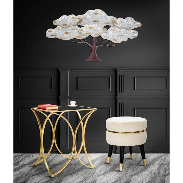 Krémszínű bársony lábtartó Paris – Mauro Ferretti-image-1