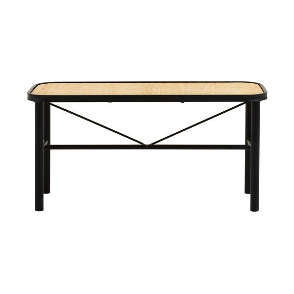 Fekete-natúr színű rattan pad Depok – Premier Housewares-image-4