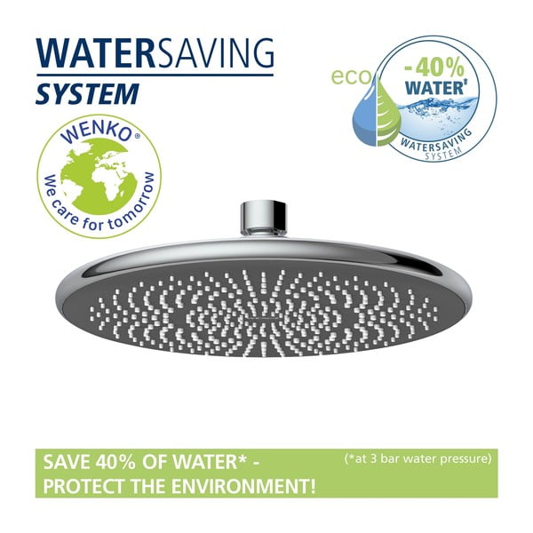Zuhanyfej ø 22,5 cm Water Saving – Wenko-image-3