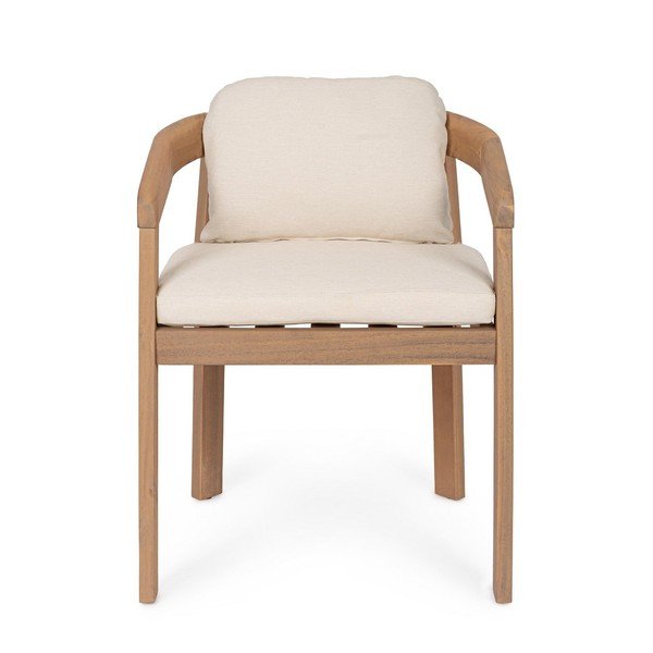 Natúr színű tömörfa kerti szék Pablo – Bizzotto-image-2