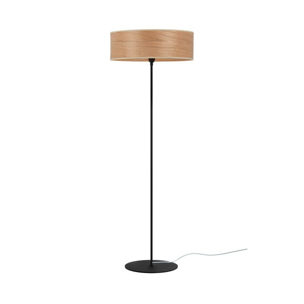 TSURI XL állólámpa cseresznyefa furnérból, ø 45 cm - Sotto Luce-image-1