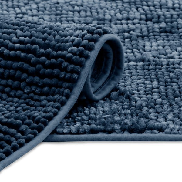 Sötétkék fürdőszobai kilépő 60x90 cm Bati – Restilo-image-2