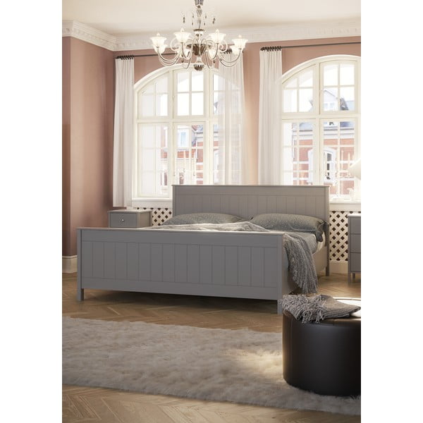 Fehér franciaágy 180x200 cm Tromsö - Tvilum-image-4