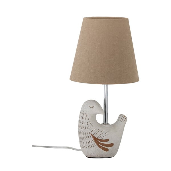 Bézs asztali lámpa textil búrával (magasság 40 cm) Kylie – Bloomingville