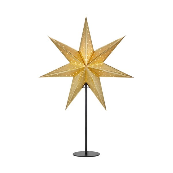 Aranyszínű fénydekoráció karácsonyi mintával ø 45 cm Glitter – Markslöjd