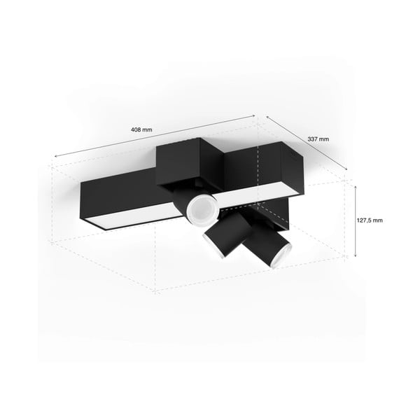 Okos spotlámpa GU10 Centris – Philips Hue-image-3