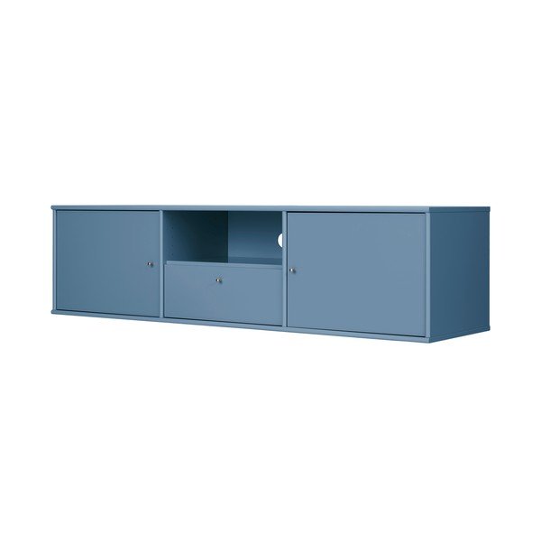 Kék TV-állvány 161x42 cm Mistral – Hammel Furniture-image-1
