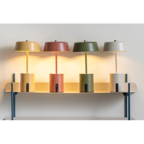 Bézs fém LED asztali lámpa (magasság 22,5 cm) Elemental LED – Leitmotiv-image-1