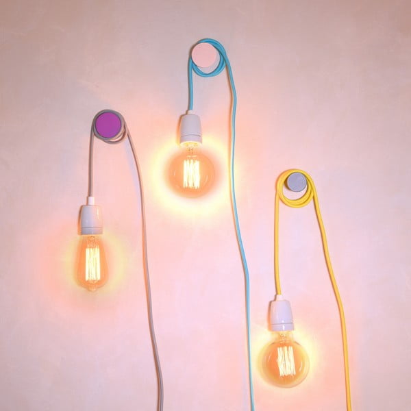 Cable szürke textilkábel foglalattal - Filament Style-image-1