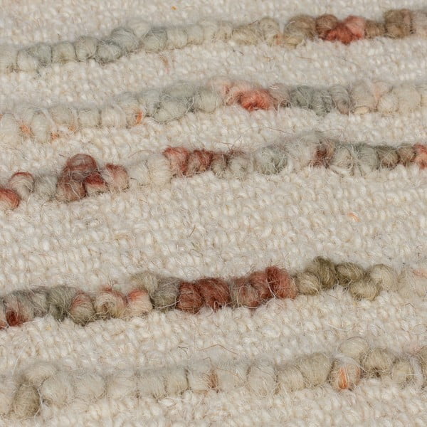 Narancssárga-krémszínű gyapjú szőnyeg 160x230 cm Abstract Swirl – Flair Rugs-image-3