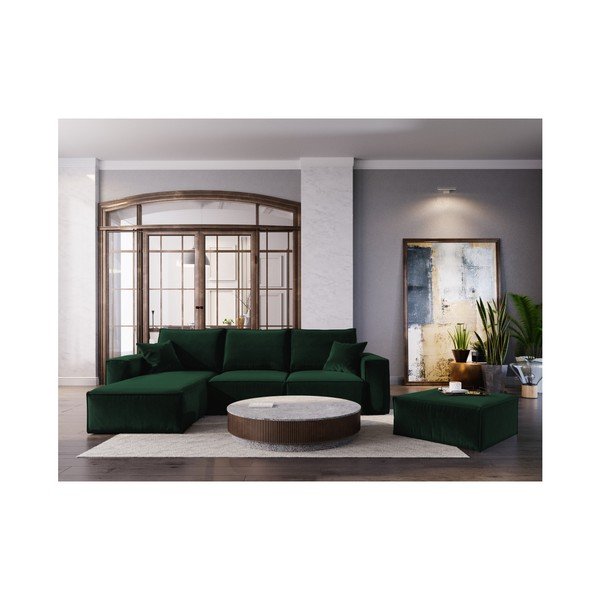 Florida zöld puff, 65 x 65 cm - Cosmopolitan Design-image-3