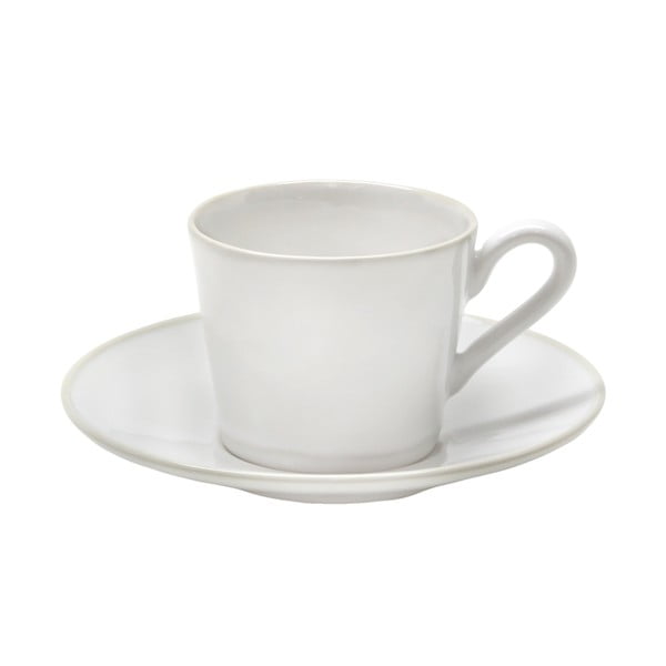 Astoria fehér agyagkerámia csésze és csészealj, 180 ml - Costa Nova