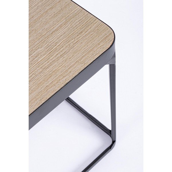 Tárolóasztal fenyőfa dekorral 30x50 cm Everitt – Bizzotto-image-3