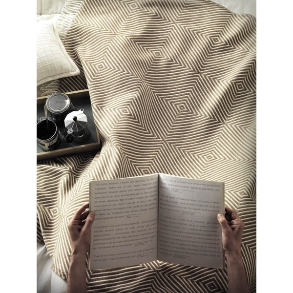 Tebas világosszürke pléd, 140 x 180 cm - Euromant-image-2