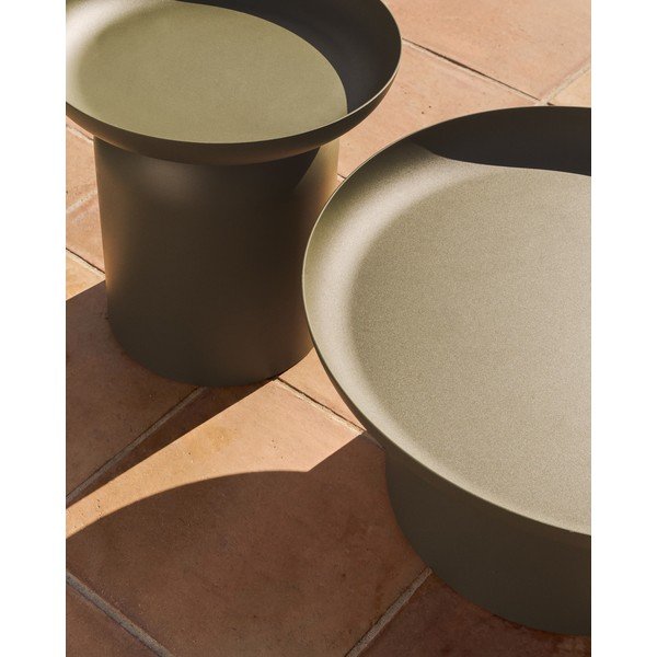 Fém kerek kerti kisasztal ø 70 cm Arcola – Kave Home-image-3