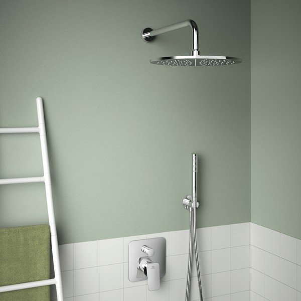 Fényes ezüstszínű csaptelep fürdőkádhoz, rejtett Ceraplan – Ideal Standard-image-2