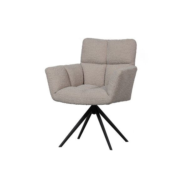 Bézs kárpitozott étkezőfotel Vinny – WOOOD-image-2