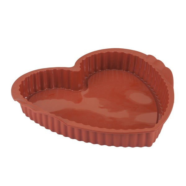Szilikonos szív formájú sütőforma, 24 x 23 cm - Metaltex