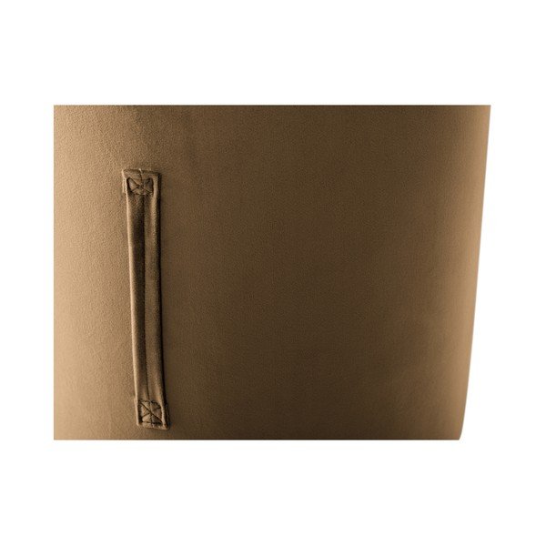 Fiore világosbarna puff, ⌀ 40 cm - Mazzini Sofas-image-3