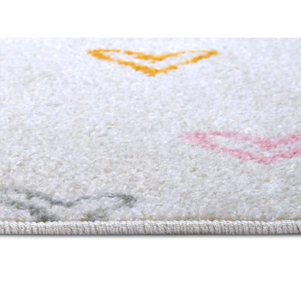 Fehér gyerek szőnyeg 120x170 cm Hearts – Hanse Home-image-2