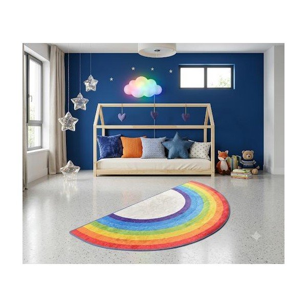 Mosható gyerek szőnyeg 60x120 cm Rainbow – Mila Home