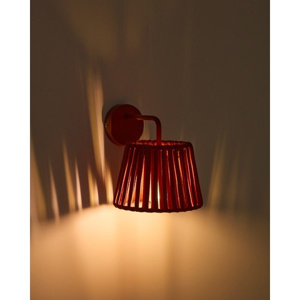 Napelemes LED fali kültéri lámpa (magasság 23 cm) Aldet – Kave Home-image-1
