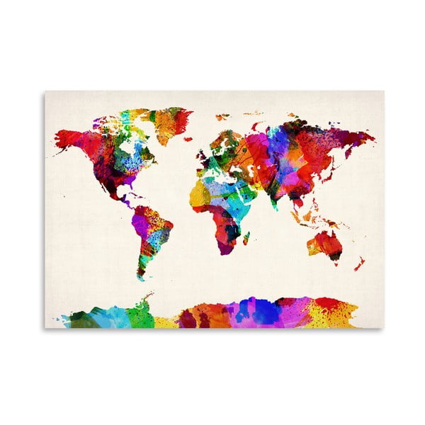 Wold in Colours poszter, 42 x 30 cm - Americanflat