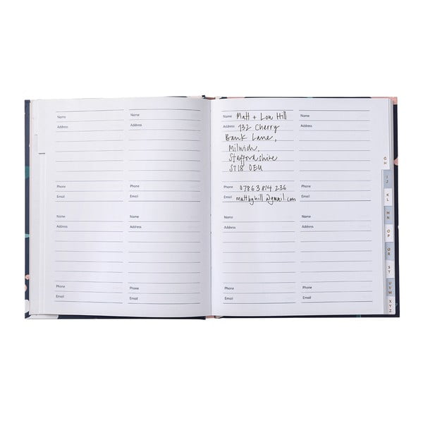 Navy Blush jegyzetfüzet öntapadó címkékkel, 104 oldal - Busy B-image-4