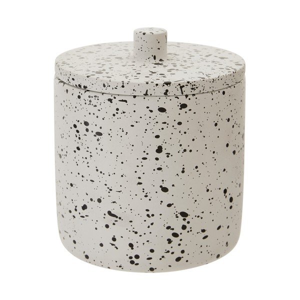Krémszínű beton fürdőszobai rendszerező vattakorongokhoz Mozie – Premier Housewares