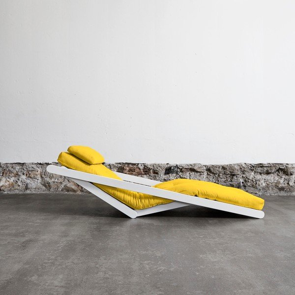 Figo White/Amarillo átalakítható fotel - Karup-image-3
