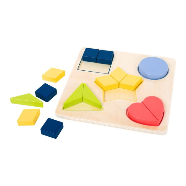 Puzzle oktató játék fából - Legler